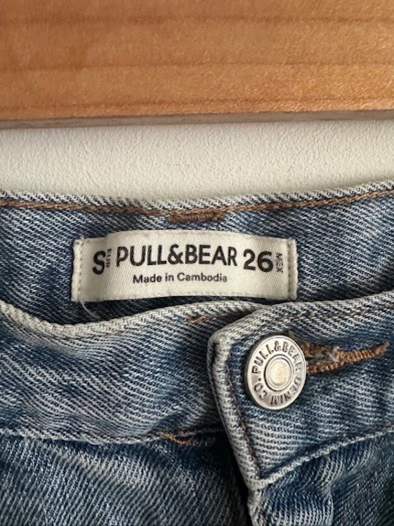 Gebroken spijkerrok Pull&Bear / Distressed denim rok Maat S – photo 2